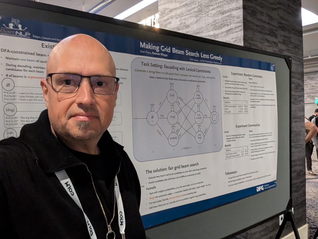 Me at the poster