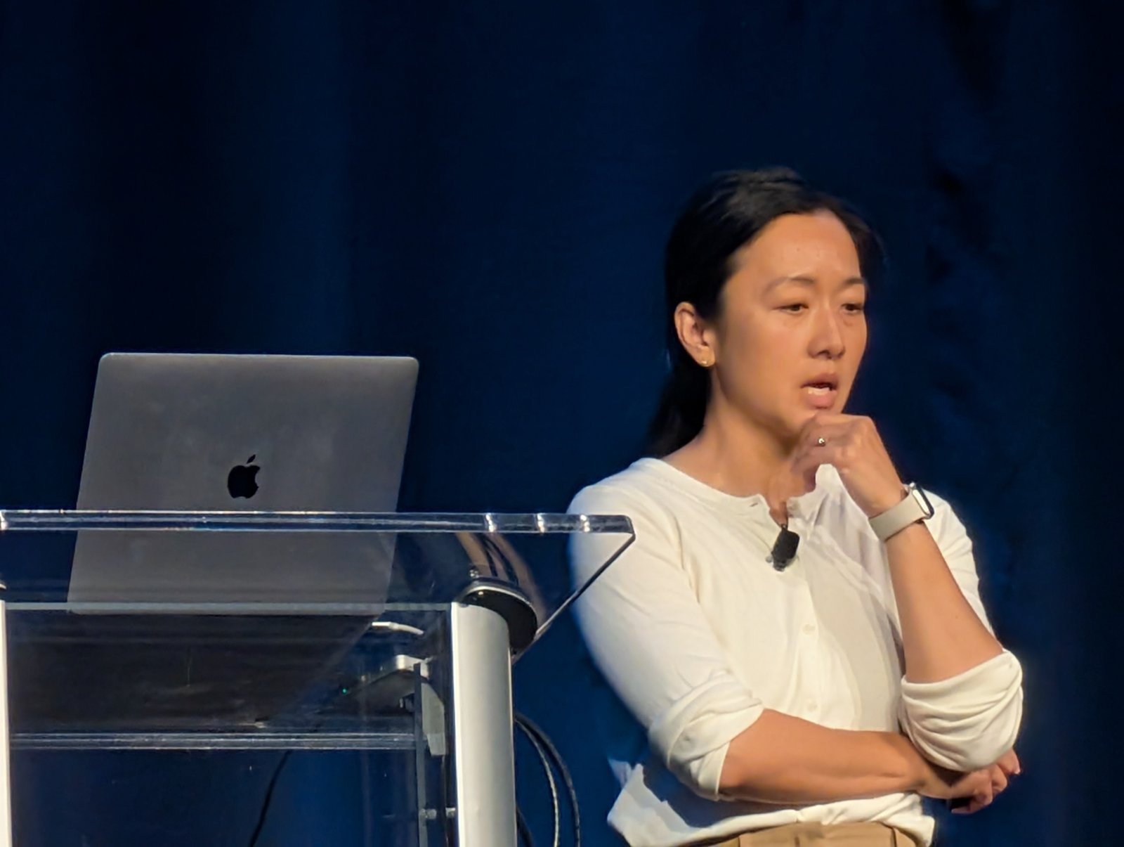 Jennifer Pan during her keynote